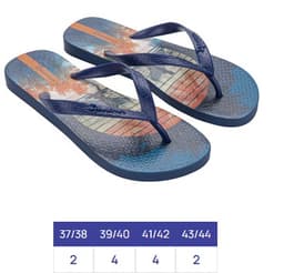 Chinelo Masculino Ipanema Urbana - 25373 - Azul/Laranja