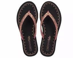 Tamanco Grendha Bela Ideal - 19484 - Preto/Rosa Iriodin