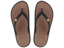 Chinelo Ipanema Anatomica Pluma - 27563 - Preto/Preto/Marrom