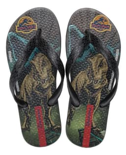 Chinelo Ipanema Jurassic World II - 27624 - Grafite/Preto
