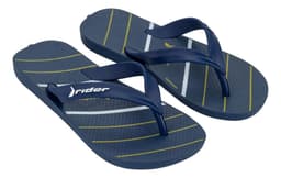 Chinelo Infantil Rider Feel - 12372 - Azul/Azul/Amarelo