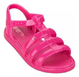 Sandalia Infantil Barbie Road Trip - 23071 - Rosa Escuro/Glitter