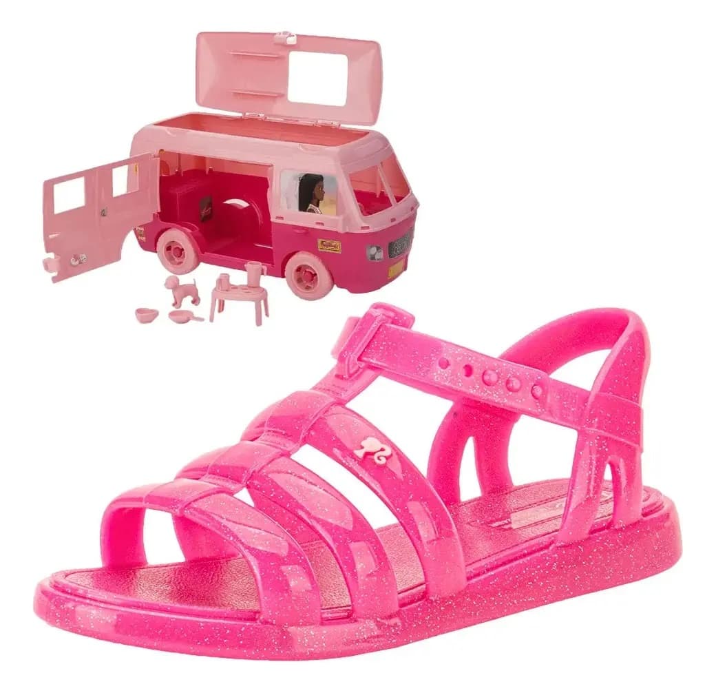 Sandalia Infantil Barbie Road Trip - 23071