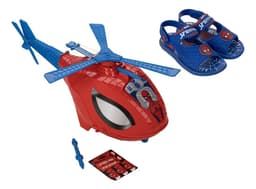 Sandália Menino Homem Aranha Sky Grendene Kids 23064 + Brinde! - Azul/Vermelho